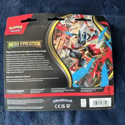 Pokemon TCG: Mega Evolution Three Booster Blister Pack Golduck Promo NEW Sealed - Image 3