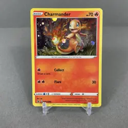 Pokemon Battle Styles Charmander Sword & Shield SWSH092 Beautiful Holo NM - Image 1