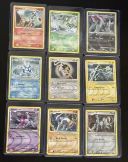 Pokemon Arceus Complete Set AR1 -AR9 - Image 1