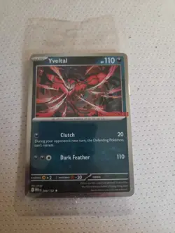 Sealed Yveltal 088/132 Holo Mega Evolution Pokemon Tcg GAMESTOP STAMPED PROMO! - Image 1