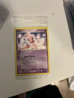 Pokemon TCG Mew EX Holon Phantoms 111/110 Non Holo Exclusive SEALED DVD PROMO - Image 1