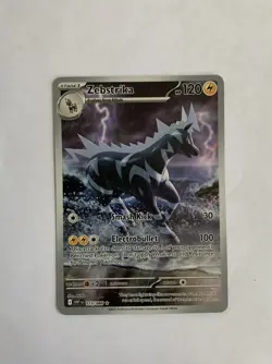 Pokemon TCG Zebstrika 115/086 S&V White Flare Illustration Rare English - Image 1