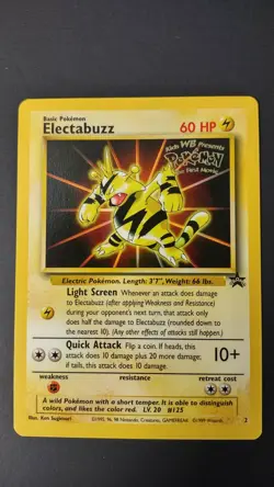 1999 Pokemon TCG Electabuzz Promo #2 Pokemon: The First Movie Promo Near Mint - Image 1