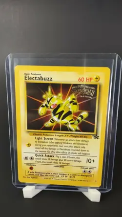 1999 Pokemon TCG Electabuzz Promo #2 Pokemon: The First Movie Promo Near Mint - Image 2