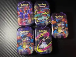 Lot Of 5 Pokemon Mega Evolutions Mini Tin Pokemon TCG Sealed - Image 2