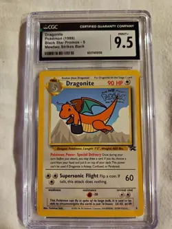 DRAGONITE POKEMON (1999) BLACK STAR PROMOS - 5 MEWTWO STRIKES BACK - STAMPED - Image 1