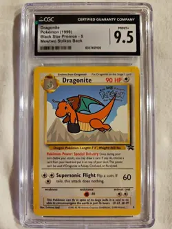 DRAGONITE POKEMON (1999) BLACK STAR PROMOS - 5 MEWTWO STRIKES BACK - STAMPED - Image 4