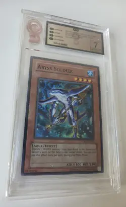 Abyss Soldier CMC-EN001 Holo Yu-Gi-Oh! Graded OG Near Mint 7 - Image 1