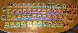 Pokemon TCG Japanese Team Rocket Mix Lot 55 Cards Total - Image 1