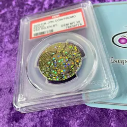 PSA 10 2020 Eevee Pokemon Card Japanese Coin Promo Gem Mint Graded - Image 2