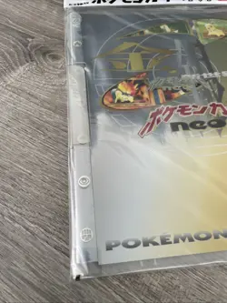 1999 POKEMON NEO GENESIS SERIES 1 BINDER 9 CARD JAPANESE PROMO FILENew Sealed - Image 2
