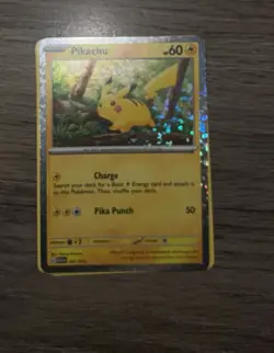 Pikachu New 2025 McDonalds Happy Meal Holo Pokemon Dragon Discovery Card 002/015 - Image 1