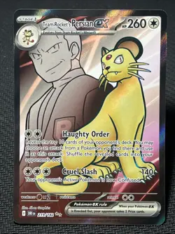 Pokemon Team Rockets Persian EX Destined Rivals Card 219/182 NM Condition - Image 1