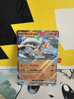 Pokemon TCG Journey Together Reshiram EX 030/159 Double Rare Holo Card STAMPED - Image 1