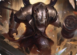 Perrie, the Pulverizer Art Card NM/M - MTG Art Series: Streets of New Capenna - Image 3