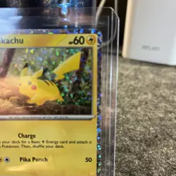 Pikachu New 2025 McDonalds Happy Meal Holo Pokemon Dragon Discovery Card 002/015 - Image 4