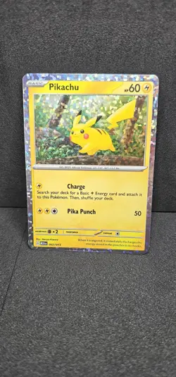 Pikachu New 2025 McDonalds Happy Meal Holo Pokemon Dragon Discovery Card 002/015 - Image 1