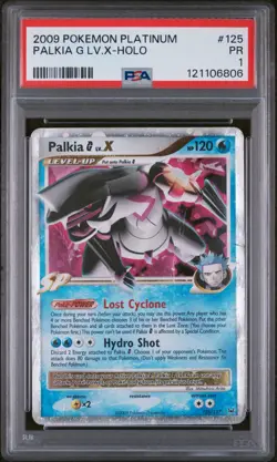 PSA 1 Palkia G LV.X 125/127 Platinum 2009 Holo Pokemon Card TCG - Image 1