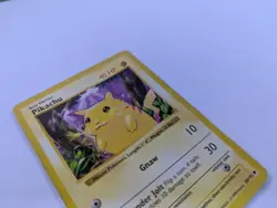 Shadowless Pikachu Yellow Cheeks 58/102 Base Set 1999 Vintage Pokemon Card HP - Image 4