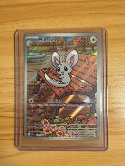 Minccino 152/086 SV Black Bolt English Pokemon Card NM - Image 1