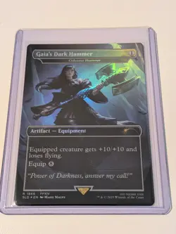 Gaia's Dark Hammer - Colossus Hammer (Rainbow Foil) Secret Lair Drop (NM) - Image 1