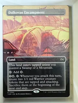Dalkovan Encampment (Borderless) Tarkir: Dragonstorm Regular - Image 1