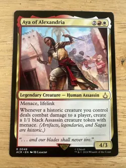 Aya of Alexandria ~ Assassin's Creed [ NM ] [ Magic MTG ] - Image 1