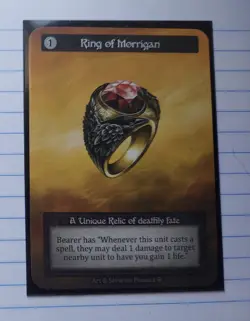 Sorcery Contested Realm Nonfoil Philosopher’s Stone and Ring of Morrigan - Image 3