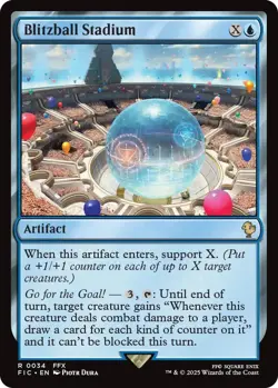 Foil - Blitzball Stadium (Surge Foil) - 34 / NM / English MTG - Image 1