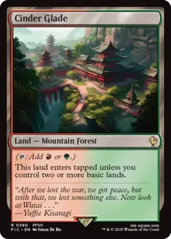 Foil - Cinder Glade (Surge Foil) - 380 / NM / English MTG - Image 1