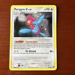 Pokemon TCG Porygon-Z Swirl Holo Rare 6/106 Great Encounters Game Card Set - Image 1