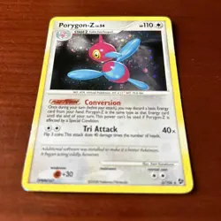 Pokemon TCG Porygon-Z Swirl Holo Rare 6/106 Great Encounters Game Card Set - Image 3
