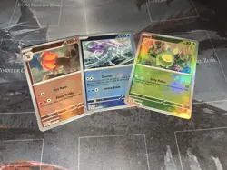 Pyroar, Suicune, Budew Poke Ball 3 Card Lot Pokemon Prismatic Evolutions Set NM - Image 2