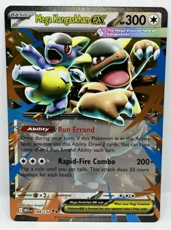 Mega Kangaskhan ex 104/132 Pokemon TCG Mega Evolutions Double Rare Pokemon Card - Image 1