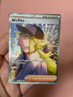 Pokemon TCG N's Plan 170/086 Sir S&V Black Bolt Card - Image 1
