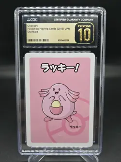 ✨✨✨ CGC 10 Pristine Chansey Old Maid 2019 Japanese Pokemon Card - Image 1