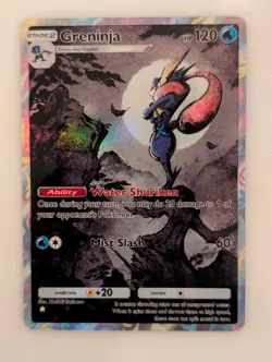CUSTOM Card Greninja Holo Pokemon TCG Pocket Deluxe Pack Ex Custom Card - Image 1
