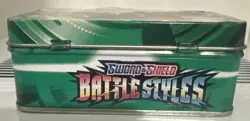 Pokemon Sword Shield Battle Styles Trading Card Collectors Tin Only - Image 5