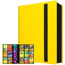 【2025】Trading Card Binder 9 Pocket Pages, Sports Hockey Card Binder Collector - Image 1