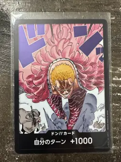 Don!! Card [Doflamingo] OP10-DON Parallel Royal Blood One Piece Japanese TCG 2X - Image 2