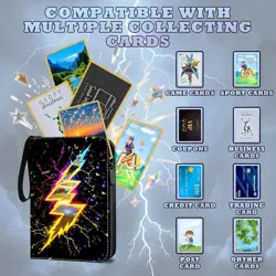 Trading Card Binder-440 Pockets Premium Trading Card Book, Double-Side Collec... - Image 5