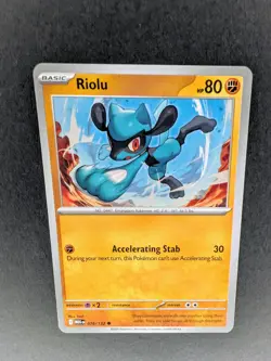 🔷 Riolu 76/132 🔷 Common - Mega Evolution - Pokemon Card - NM - Image 1
