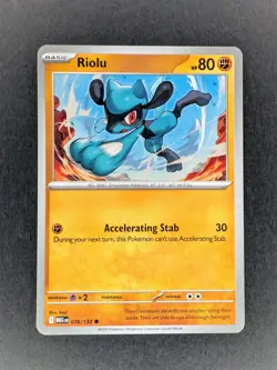 🔷 Riolu 76/132 🔷 Common - Mega Evolution - Pokemon Card - NM - Image 3