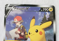 Pikachu V TG16/TG30 Swsh11 Lost Origin Trainer Pokemon Card, VGC - Image 4
