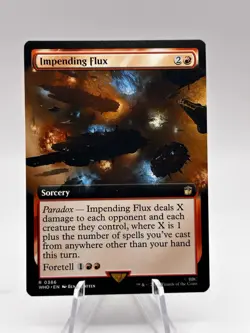 Impending Flux 0386 Extended Art Universes Beyond: Doctor Who WHO MTG NM - Image 1