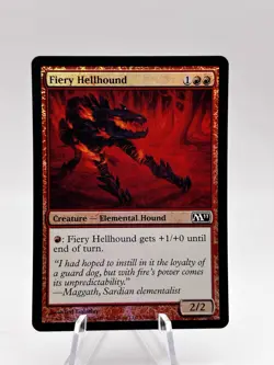 Fiery Hellhound 136/249 Foil Core Set 2011 M11 MTG LP - Image 1