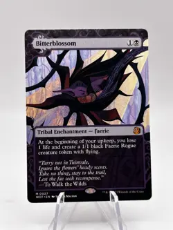 Bitterblossom 0027 Wilds of Eldraine: Enchanting Tales WOT MTG NM - Image 1