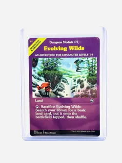 MTG, Evolving Wilds (Dungeon Module), Adventures in the Forgotten Realms, Foil - Image 1