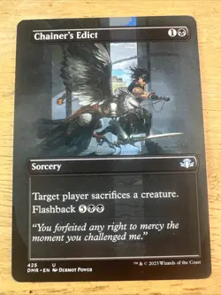 MTG NM Chainer's Edict (Borderless) Dominaria Remastered Regular - Image 1