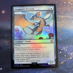 MTG Final Fantasy Foil Common #0049 Dragoon's Wyvern - Image 1